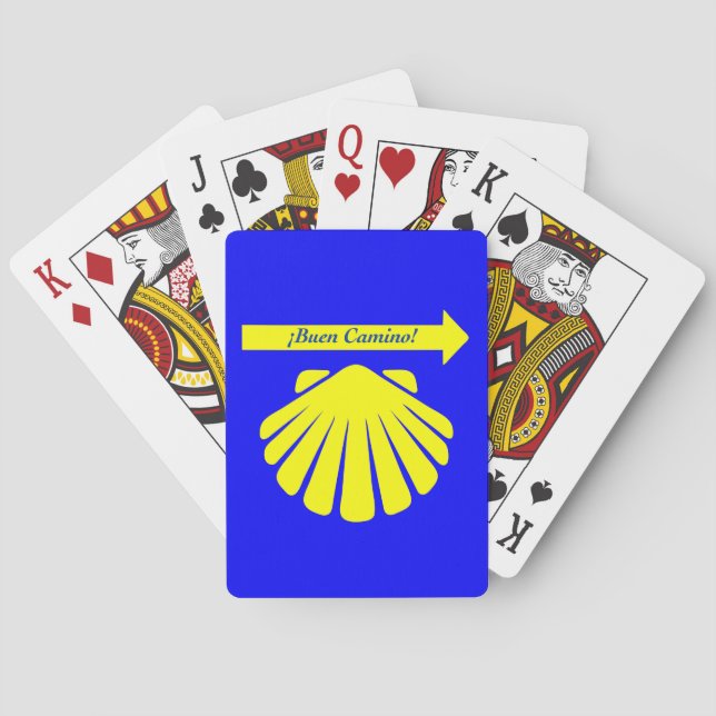 Camino de Santiago Symbols Playing Cards (Back)