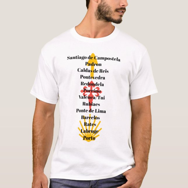 Camino de Santiago T-Shirt (Front)