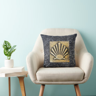 Camino de Santiago The way of st James 0026 Throw Pillow