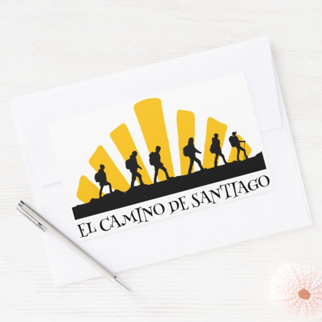 Camino de Santiago The way of st James 0041 Sticker (Envelope)