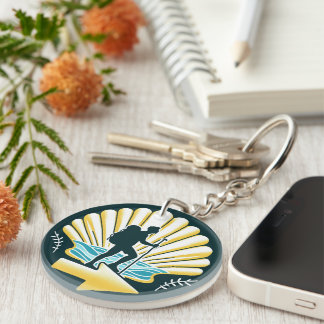 Camino de Santiago The way of st James 0055 Keychain