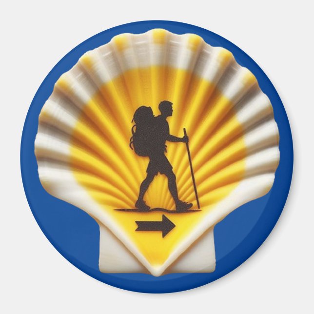 Camino de Santiago The way of st James 0234 Magnet (Front)