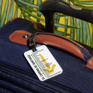 Camino de Santiago The way of st James 0308 Luggage Tag