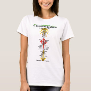 Camino de Santiago The way of st James 0312 T-Shirt