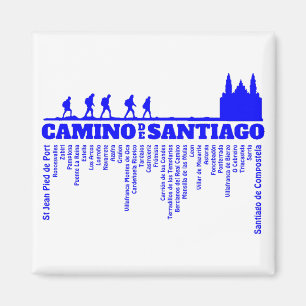 Camino de Santiago The way of st James 0322 Magnet