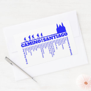 Camino de Santiago The way of st James 0322 Sticker