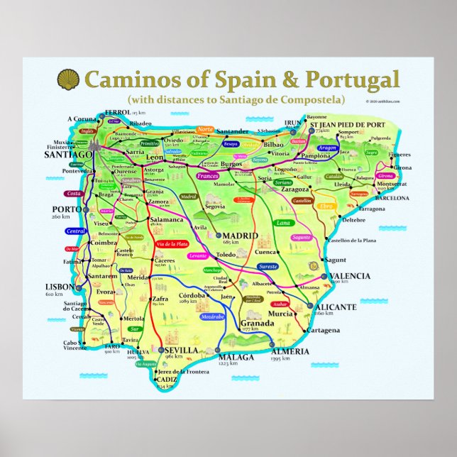 Camino Poster Various Sizes (Front)