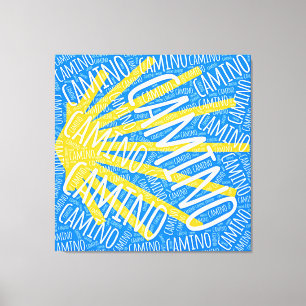 Camino Scallop shell Canvas Print