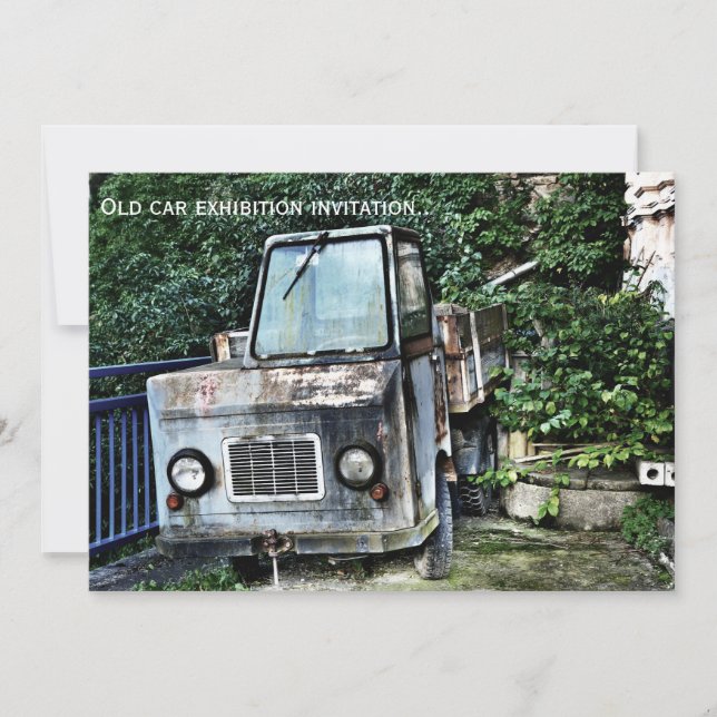 Camion abandonné sur invitation (Devant)