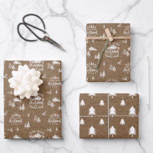 Camion Arbre de Noël Brown Papier Kraft