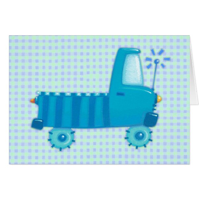 Camion bleu (Devant horizontal)