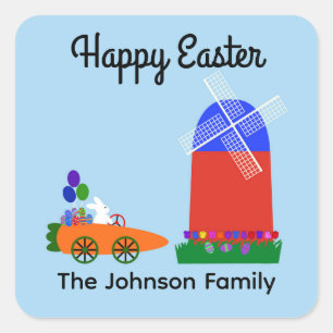 Camion Bunny Riding Carotte Voiture #4 Stickers