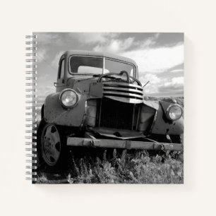 Camion Chevy des années 1950 Photo 8,5x8,5 Carnet