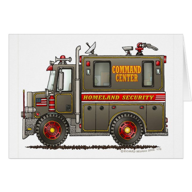 Camion de commande de sécurité de patrie (Devant horizontal)