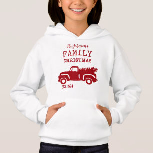 Camion de ferme familiale Nom personnalisé Noël
