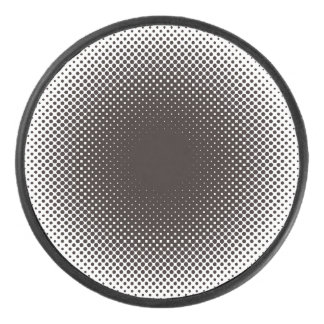 Camion de hockey monochrome rond