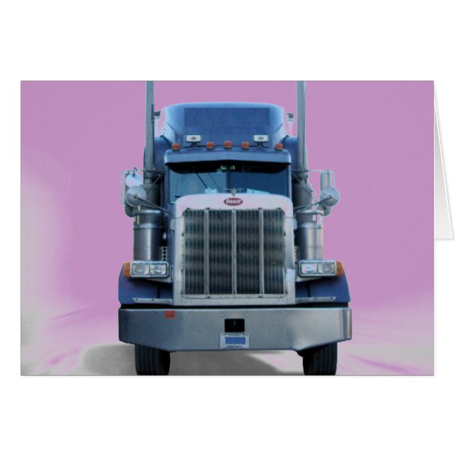 CAMION DE SEMI-REMORQUE (Devant horizontal)
