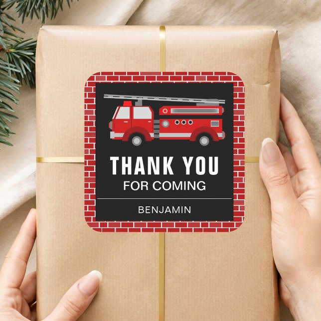 Camion Fête d'anniversaire Favoriser Sticker (Créateur téléchargé)