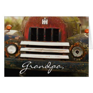 Camion Moissonneuse Antique International
