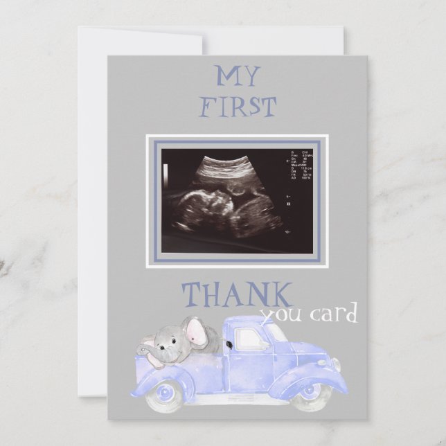 Camion photo Ultrasound Merci Baby Point de vue (Devant)
