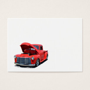 Camion rouge classique de Chevy customisé