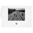 Camion Rouge Sur L'Autoroute