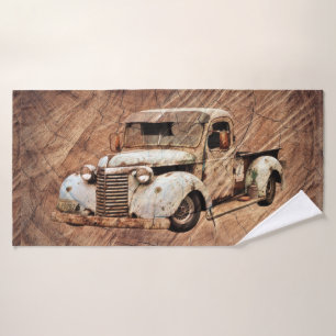 Camion vintage Bois rustique