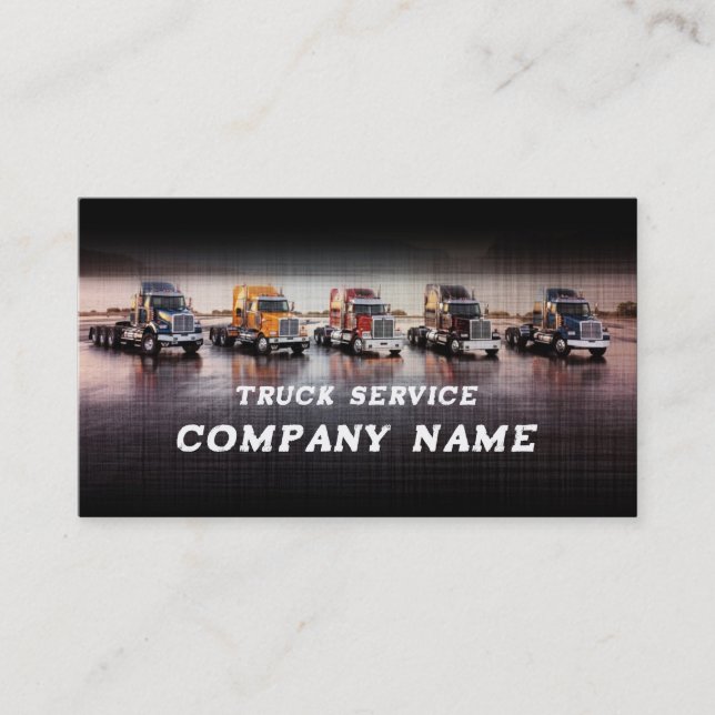 Camions De Couche De Linge Dans La Carte De Ligne (Devant)