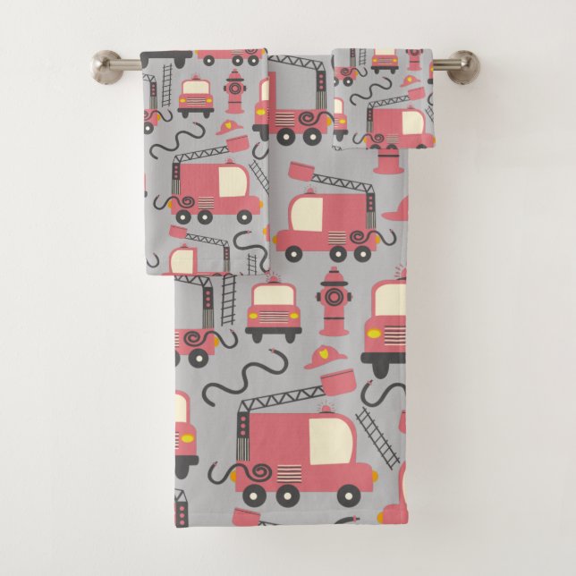 Camions rouges Pompiers Enfants Secourir Véhicules (En situation)