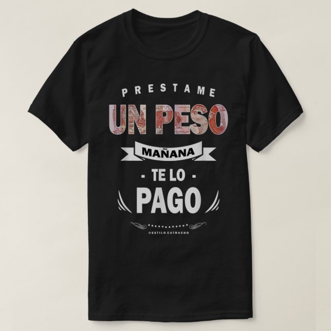 camisas catrachas honduras  camisas de honduras T-Shirt (Design Front)
