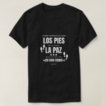 Camiseta con mensaje de luz, negra,bienaventurados