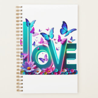 Camiseta Vibrant Love and Butterflies – Colorful F