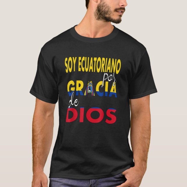 Camisetas Ecuador Ecuadorian Flag Shirt Camiseta R (Front)