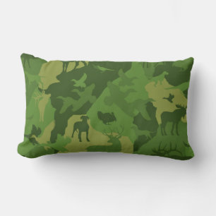Cammo 2/camoflauge/deer/elk/moose/hunting dog lumbar pillow