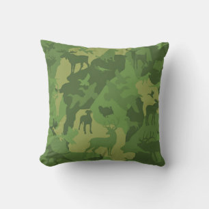 Cammo 2/camoflauge/deer/elk/moose/hunting dog outdoor pillow