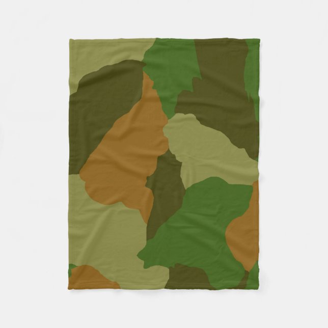 Cammo, camoflauge , hunter odee, army, fleece blanket (Front)