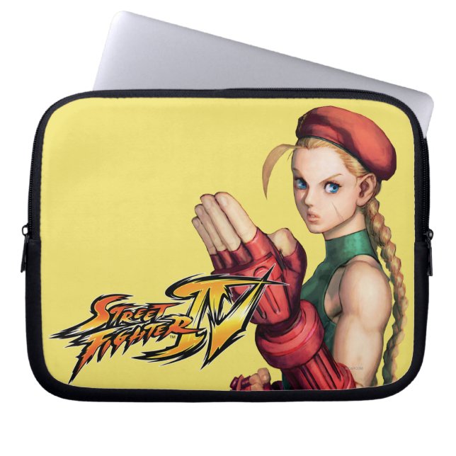 Cammy With Hand Up Laptop Sleeve (Front)