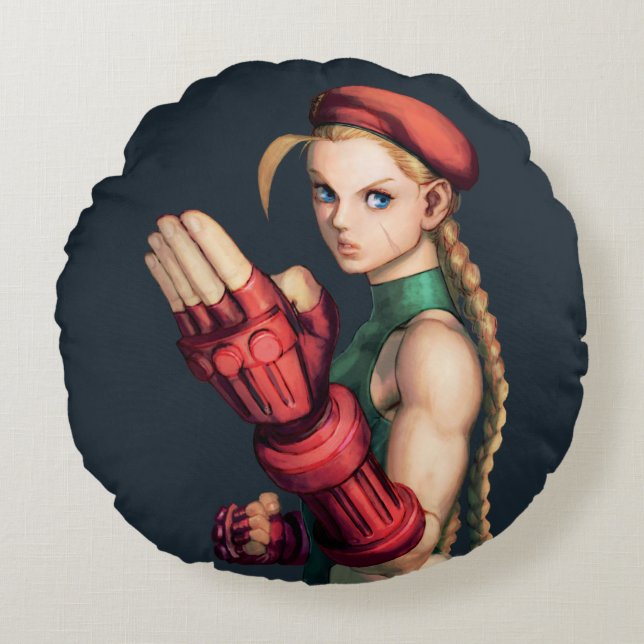 Cammy With Hand Up Round Pillow (Front)