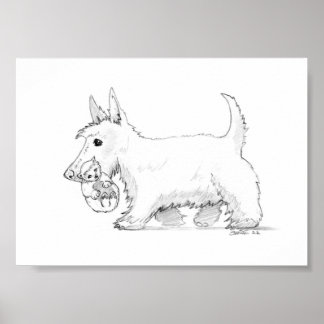 Cammy with Wolverine Cub Poster