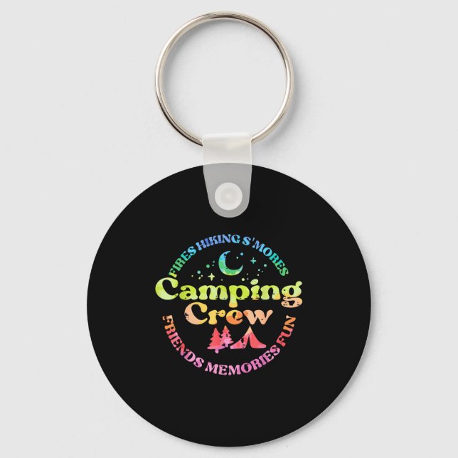 Camng Crew Family Friends Girls Kids Toddler Youth Keychain (Front)