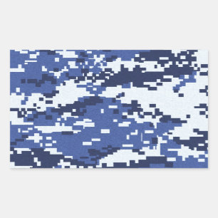 camo02 BLUES WHITE CAMOUFLAGE PATTERN BACKGROUNDS Sticker
