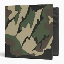 Camo, 3 Ring Binder