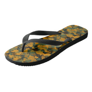 Camo Abstract Flip Flops