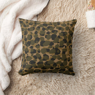 Camo Abstract Throw Pillow