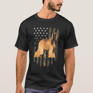 Camo American Flag Afghan Hound 4th Of July Usa T-Shirt