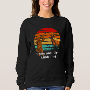 Camo and Bling Kinda Girl Hunting Female Gun Owner Sweatshirt
