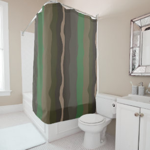 Camo and Green abstract Stripes