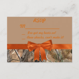 Camo and Tan RSVP