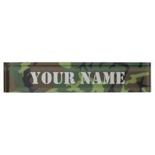 Camo - Army Green Edition Nameplate