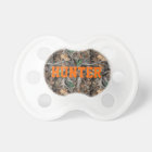 Camo Baby Pacifier w/Personalized Name